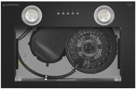 Полновстраиваемая вытяжка Meferi INBOX45BK LIGHT