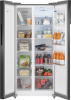 Холодильник Weissgauff WSBS 500 Inverter NoFrost Bru Steel Glass