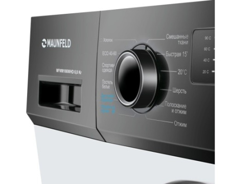 Стиральная машина c инвертором и паром Maunfeld MFWM106IWHD