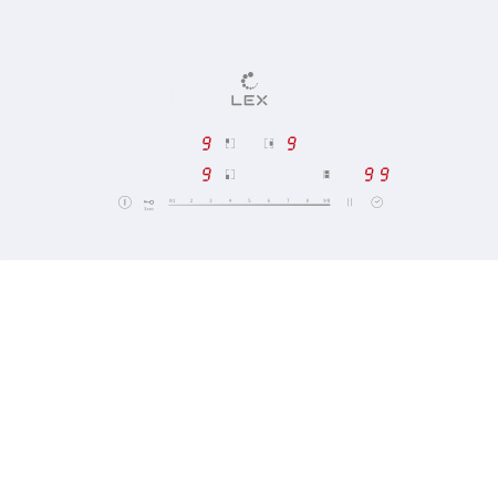 Варочная панель индукционная Lex EVI 631A WH