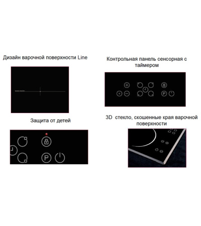 Индукционная варочная панель Vestfrost VFIND60HH (041)