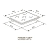Индукционная варочная панель MEFERI MIH905BK POWER