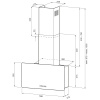Вытяжка кухонная KRONA CLEMENTINA 600 white S