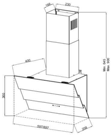 Вытяжка Kuppersberg F 605 W
