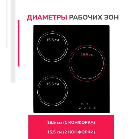 Электрическая варочная панель Simfer H45D13B000