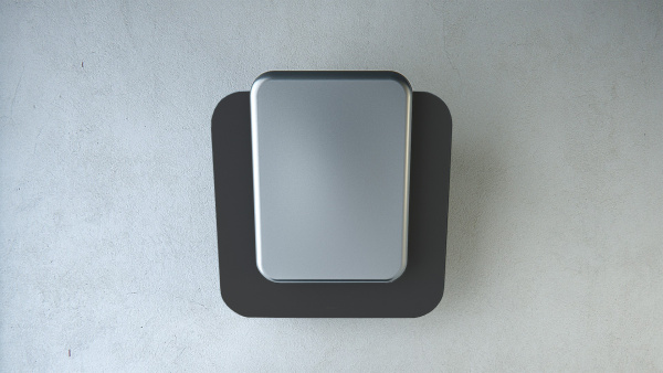 Настенная вытяжка Sirius SLTC 103 SQUARES black/silver