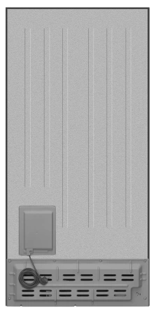 Холодильник с инвертором Meferi MFR78BK TOTAL NO FROST SIDE BY SIDE ULTRA