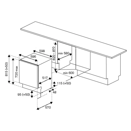 Посудомоечная машина Bertazzoni DW6083PRV