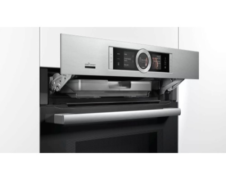 Духовой шкаф с микроволнами и паром Bosch HNG6764S6