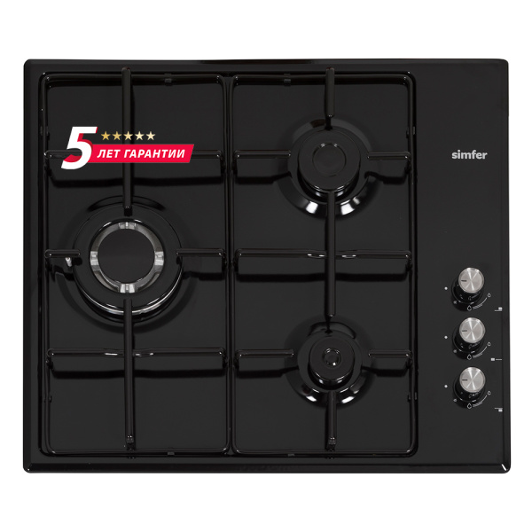 Газовая варочная поверхность Simfer H60Q35B022