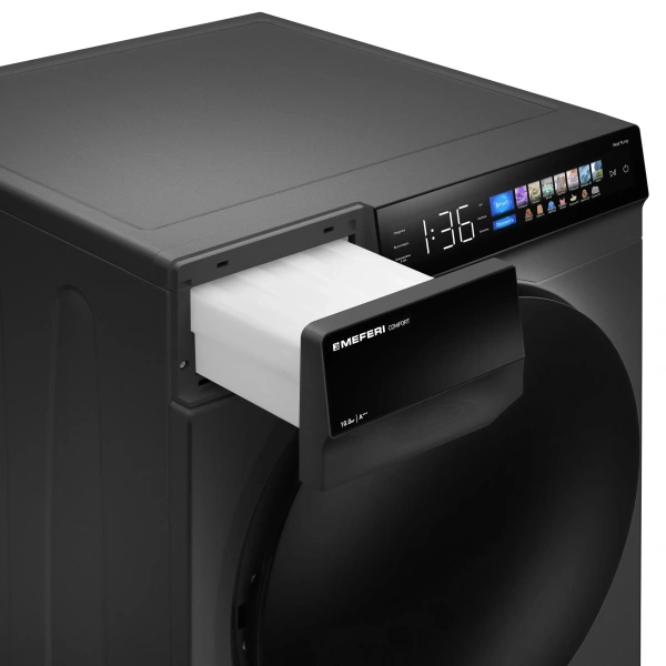 Сушильная машина с инвертором и тепловым насосом Meferi MDR1016GR HP COMFORT