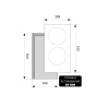 Электрическая варочная поверхность LEX EVI 320 BLACK