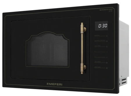 Встраиваемая микроволновая печь Meferi MMO6025BK RETRO