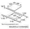 Индукционная варочная панель MAUNFELD CVI594SF2MBL LUX