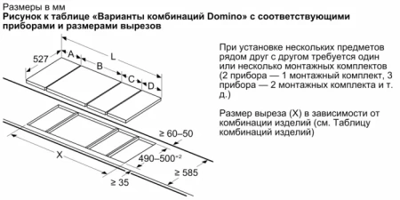 Газовая варочная панель Bosch PRA3A6D70