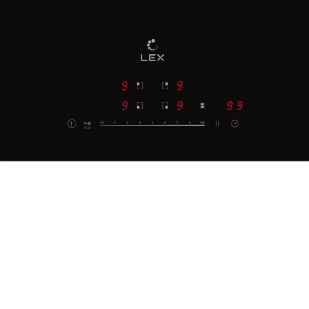 Варочная панель индукционная Lex EVI 641B BL