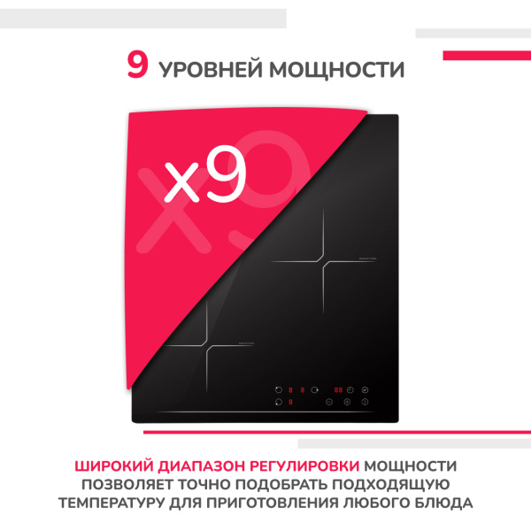 Индукционная варочная панель встраиваемая Simfer H45I73S070