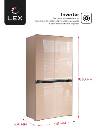 Холодильник LEX LCD505GlGID