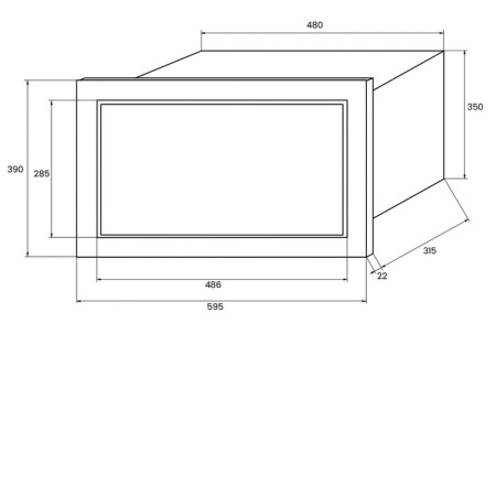 Микроволновая печь встраиваемая Kuppersberg HMW 655 W