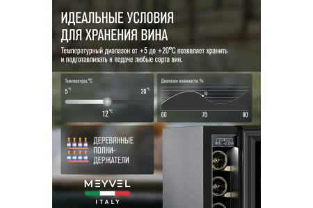 Винный шкаф Meyvel MV9NH-KWT1