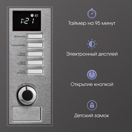 Микроволновка Zigmund & Shtain BMO 21 S