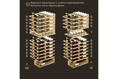 Винный шкаф Meyvel MV95-KST2 (Slim)