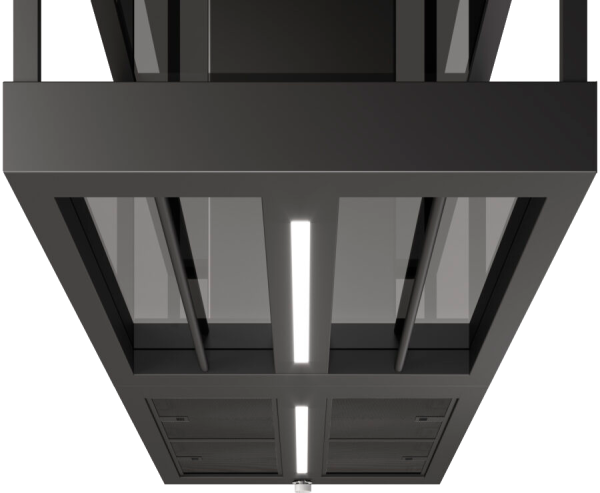 Островная вытяжка Faber T-SHELF EV8 BK MATT A180 325.0606.131