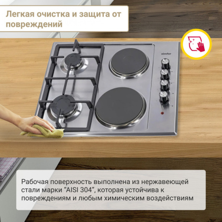 Комбинированная варочная панель Simfer H60Q22M516