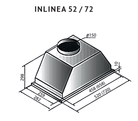Вытяжка Kuppersberg INLINEA 72 Inox