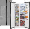 Холодильник Weissgauff WSBS 500 Inverter NoFrost Inox Glass