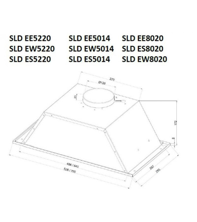 Встраиваемая  вытяжка  Schaub Lorenz SLD ES5220