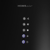 Кухонная вытяжка HOMSair ART 1050WL 35 ЧЕРНЫЙ
