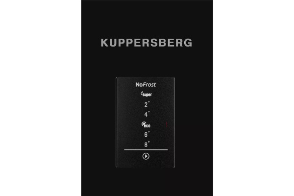 Морозильная камера Kuppersberg NFS 186 BK