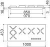 Газовая варочная панель Barazza 1PSP105