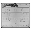 Газовая варочная панель MEFERI MGH604BK GLASS ULTRA
