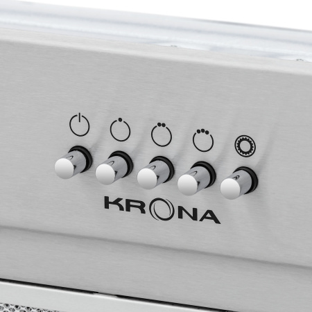 Встраиваемая вытяжка KRONA KATE 600 INOX PB