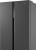 Холодильник Weissgauff WSBS 500 Inverter NoFrost Bru Steel Glass