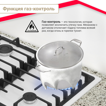 Газовая варочная поверхность Simfer H60V41W517