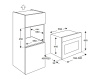 Духовой шкаф Bertazzoni, комбинированный с СВЧ F457MODMWTC