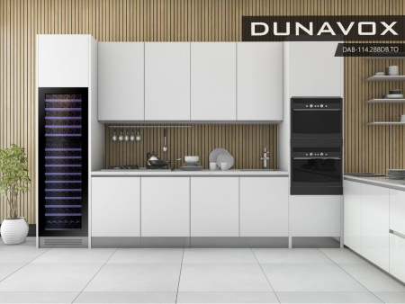 Компрессорный винный шкаф Dunavox DAVG-114.288DOP.TO