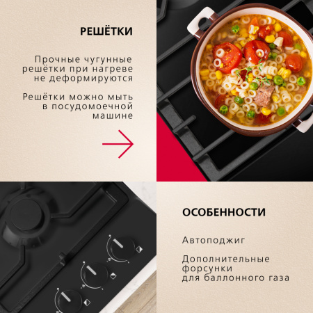 Газовая панель Hansa BHGS630301