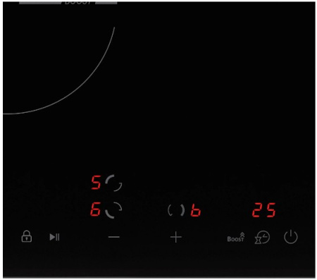 Варочная панель Krona MAGIER 45 BL 3BTK
