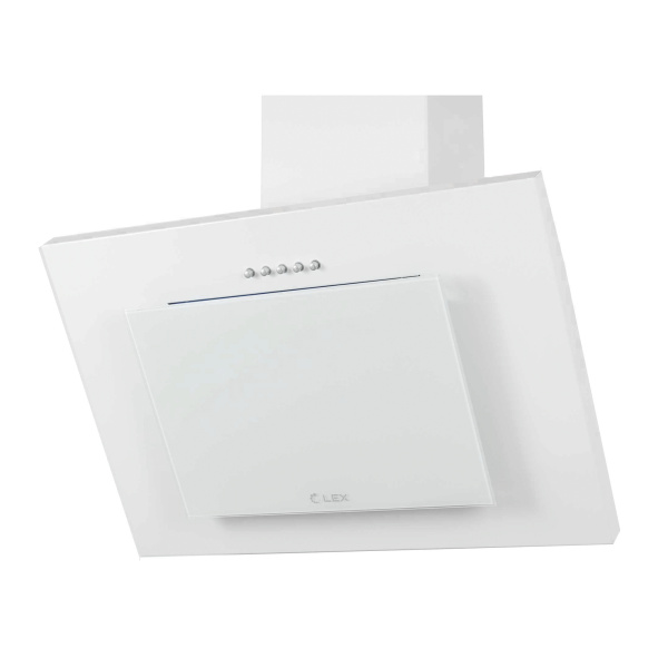 Наклонная кухонная вытяжка LEX Mini 600 White