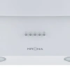 Наклонная вытяжка KRONA INGA 600 white push button