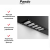 Вытяжка Pando GTI/810 NEGRO V.1050 ECO SEC PLUS