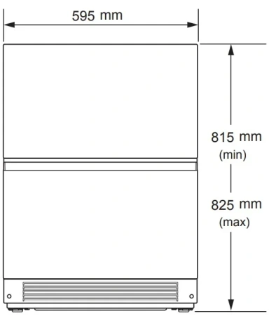 Встраиваемый холодильник Signature Kitchen Suite SKSUD2402E