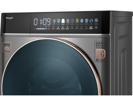 Стиральная машина Weissgauff WMD 58411 Direct Drive Inverter Premium Steam Grey