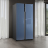 Холодильник Weissgauff WSBS 600 NoFrost Inverter Blue Glass