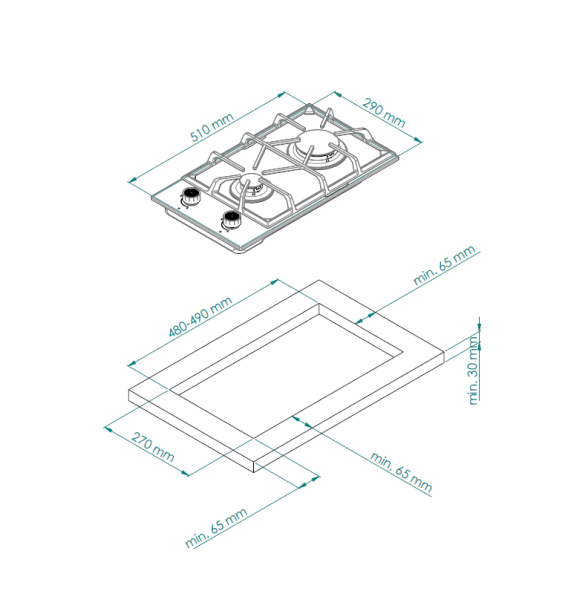 Варочная панель Kuppersberg FS 33 X