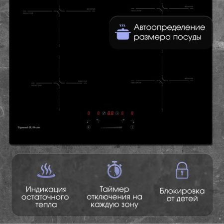 Индукционая варочная панель Zigmund & Shtain CI 60.6 B